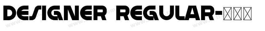 Designer Regular字体转换 Designer Regular字体转换